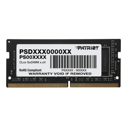 Оперативная память Patriot Signature Line (PSD48G32002S) DDR4 8GB 3200MHz CL22 SO-DIMM 1x8GB