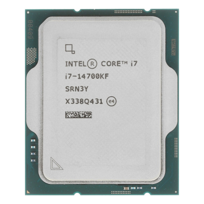 Процессор Intel Core i7-14700KF, 3.4 ГГц (Turbo 5.60 ГГц), LGA1700, OEM (CM8071504820722)