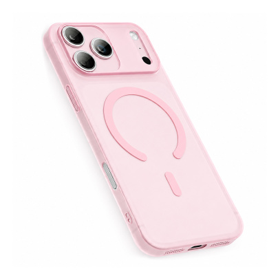 Чехол для iPhone 17 Pro Max с MagSafe Gurdini Slim Series Pink, розовый