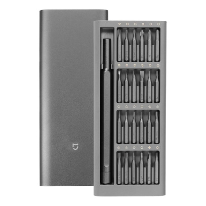 Отвертка с насадками Xiaomi Mijia Wiha Screwdriver Set 24в1 (MJJXLSD002QW) Серый