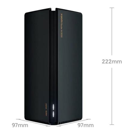 Wi-Fi роутер Xiaomi Redmi Router AX3000 (DVB4277CN) Черный