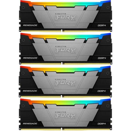 Оперативная память Kingston Fury Renegade RGB (KF436C16RB2AK4/32) DDR4 32GB 3600MHz CL16 DIMM 4x8 RGB