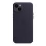 Чехол Leather Case MagSafe для Apple iPhone 14 Plus «Ink» Синий