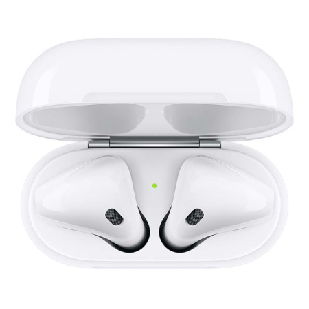 Наушники Apple AirPods 2 White, белый, с беспроводным зарядным футляром