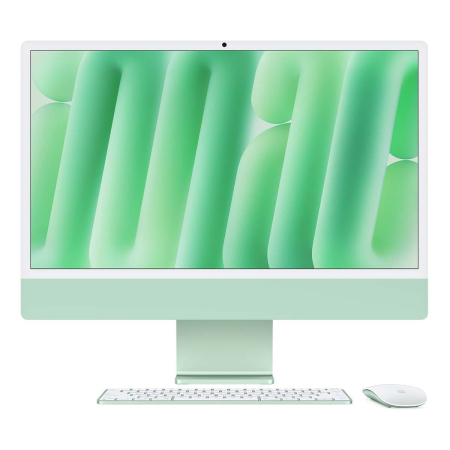 Apple iMac 24" (M4 10C CPU, 10C GPU, 2024) Retina 4,5K, 24Gb, 512Gb SSD (MD2Q4) Green, зеленый