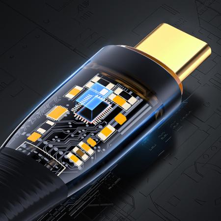 Кабель WiWU Type-C – Lightning Cable, 2m (TM02) Черный