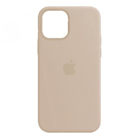 Чехол Silicone Case для Apple iPhone 12/12 Pro Beige, бежевый