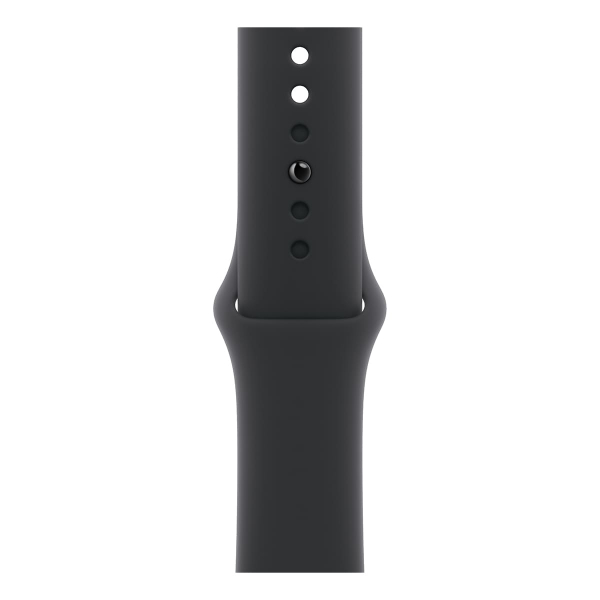 Apple Watch Series 10, 42 мм корпус из алюминия цвета «Jet Black», ремешок Sport Band размера S/M цвета «Black»