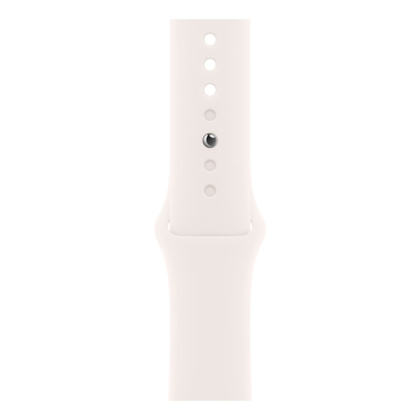 Apple Watch Series 10, 46 мм корпус из алюминия цвета «Rose Gold», ремешок Sport Band размера S/M цвета «Light Blush»