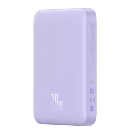Внешний аккумулятор Baseus 10000mAh Magnetic Wireless Charging Power Bank 20W (PPCXM10) Фиолетовый
