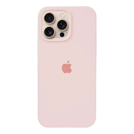 Чехол для iPhone 16 Pro Silicone Case Light Pink, светло-розовый