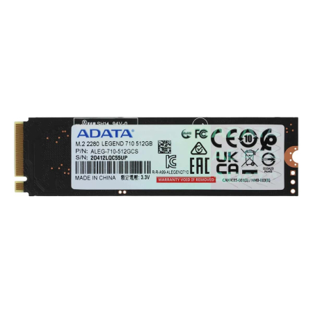 SSD накопитель ADATA Legend 710 512Gb M.2 2280 (ALEG-710-512GCS)
