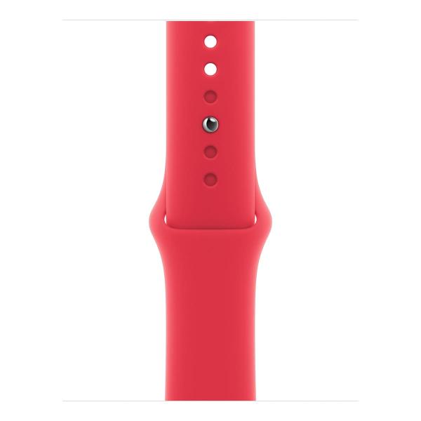 Apple Watch Series 9, 41 мм корпус из алюминия цвета (PRODUCT)RED™, ремешок Sport Band размера S/M цвета «Red»