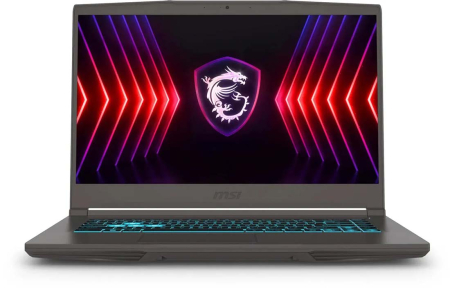 Ноутбук игровой MSI Thin 15 (B12VE-2836XRU) Intel Core i7 12650H/16Gb DDR4/1Tb SSD/NVIDIA GeForce RTX 4050 6Gb/15.6" IPS/FreeDOS Cерый космос