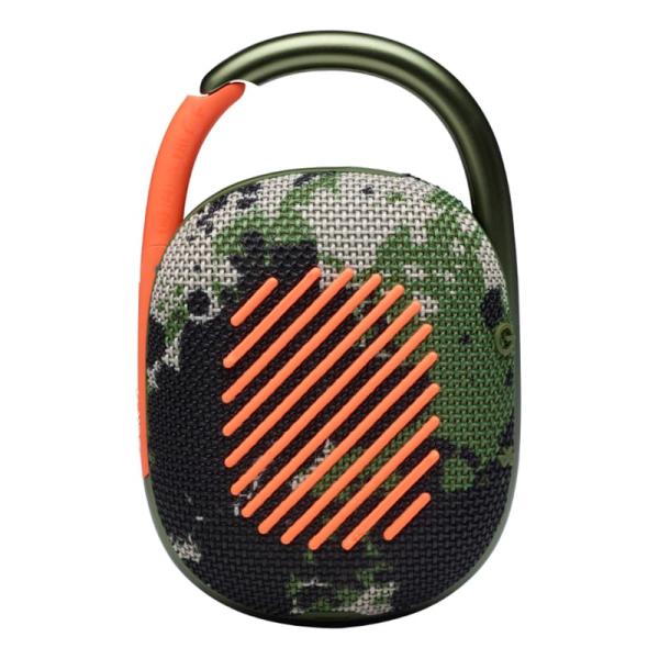 Портативная колонка JBL Clip 4 Squad, зеленый камуфляж