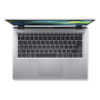 Ноутбук 14" Acer Aspire AG14-21P-R4XC (NX.KXDCD.008) AMD Ryzen 3 7320U, 8Gb LPDDR5, SSD 256Gb, AMD Radeon Graphics, IPS, Full HD, серебристый