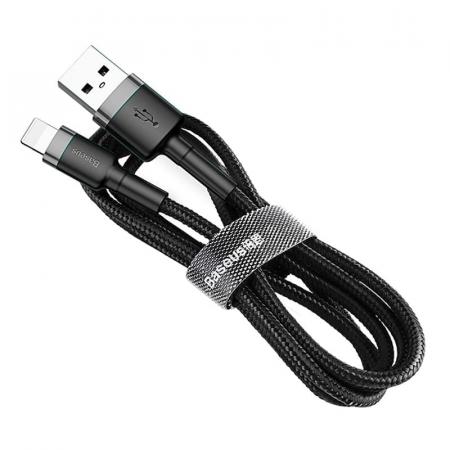 USB кабель Baseus Kevlar Cable разъем Lightning (CALKLF-BG1) Черный
