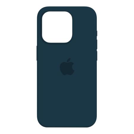 Чехол Silicone Case для Apple iPhone 15 Pro Синий омут
