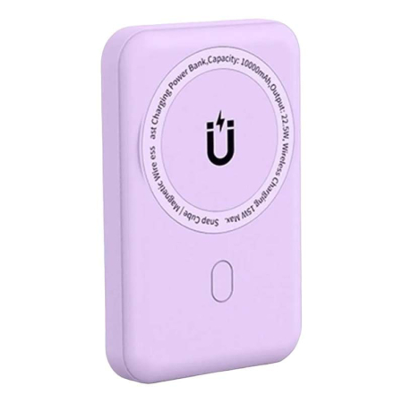 Внешний аккумулятор WiWU 10000mAh Power Bank Snap Cube-SC 22,5Вт Фиолетовый