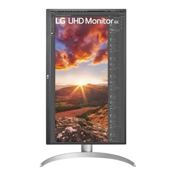 Монитор 27" LG UltraFine 27UP850K-W 3840x2160, 60Гц, IPS Чёрный