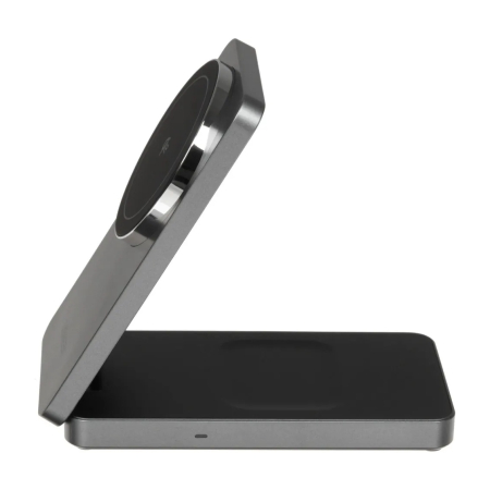 Беспроводное зарядное устройство UGREEN W706 2в1 Wireless Charger Qi2 (45023) Серый