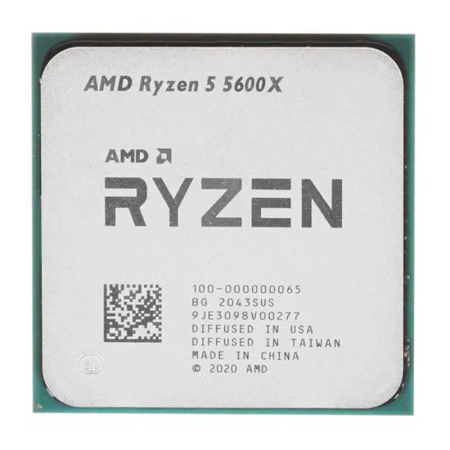 Процессор AMD Ryzen 5 5600X, 3.7ГГц (Turbo 4.6ГГц), AM4, OEM (100-000000065)