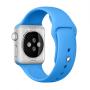 Силиконовый ремешок для Apple Watch 38/40 мм Blue, голубой