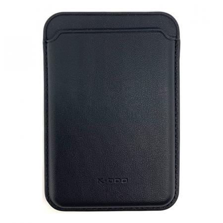 Картхолдер для iPhone K-DOO Leather Wallet MagSafe Черный