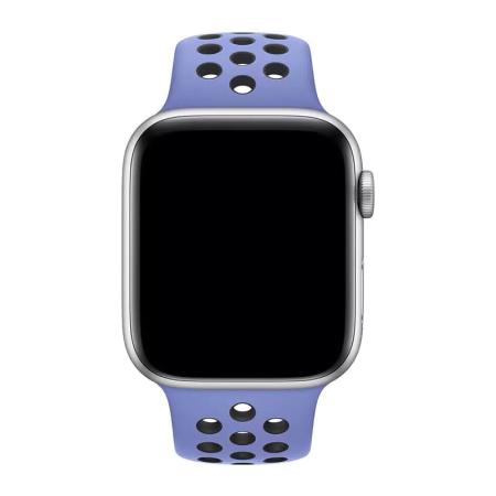 Ремешок Nike+ "Silicone Sport Band" Apple Watch 38/40 мм Черно-синий