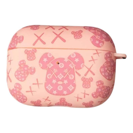 Чехол для AirPods Pro COQUE POUR Розовый с рисунком