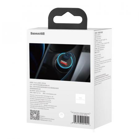 Автомобильное зарядное устройство Baseus Golden Contactor Pro Dual, USB+USB-C, 3A (CCJDZ-C) Синий