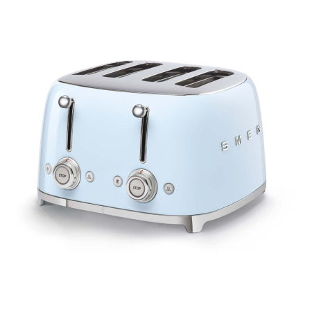 Тостер на 4 ломтика SMEG 50s style (TSF03PBEU) Пастельный голубой