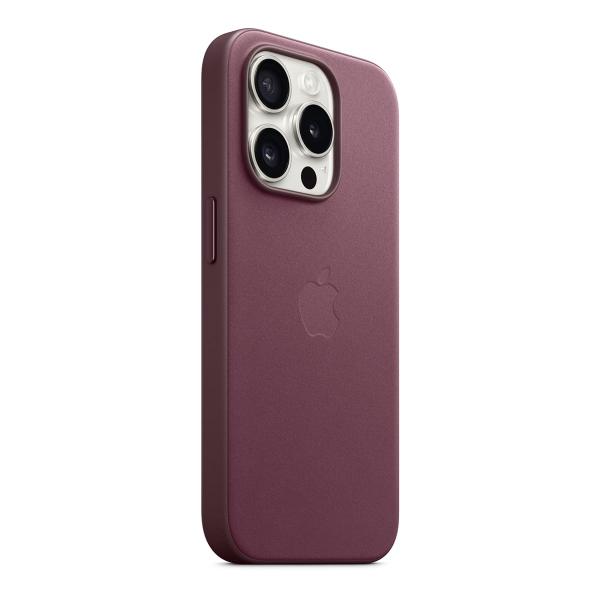 Чехол FineWoven Case для Apple iPhone 15 Pro с MagSafe Mulberry, фиолетовый